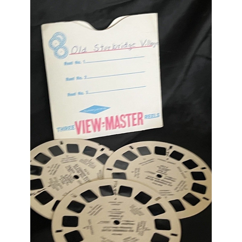 Old Sturbridge Village View Master 3 Reel Packet 1960s views Sturbridge Mass
